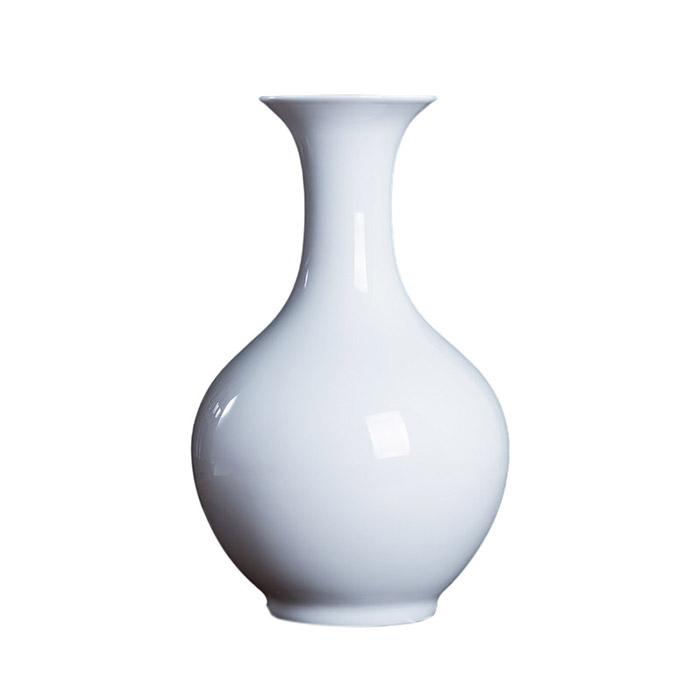 Jahrriesnge porcelain of pure white vase cna0763 