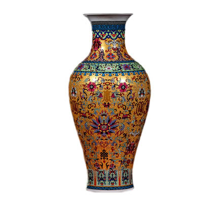 Jahrriesnge porcelain of colorful enamel vase cna0801 