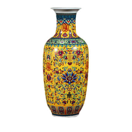 Jahrriesnge porcelain of colorful enamel vase cna0804 