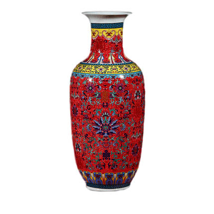 Jahrriesnge porcelain of colorful enamel vase cna0806 