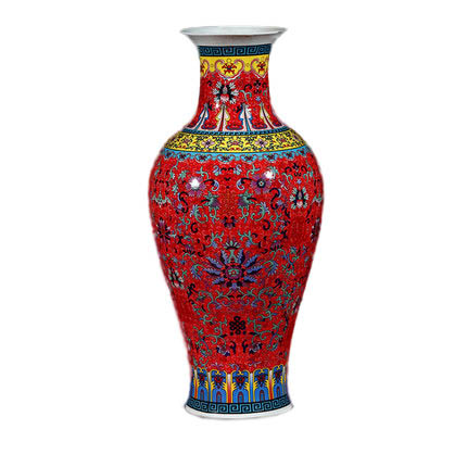 Jahrriesnge porcelain of colorful enamel vase cna0807 