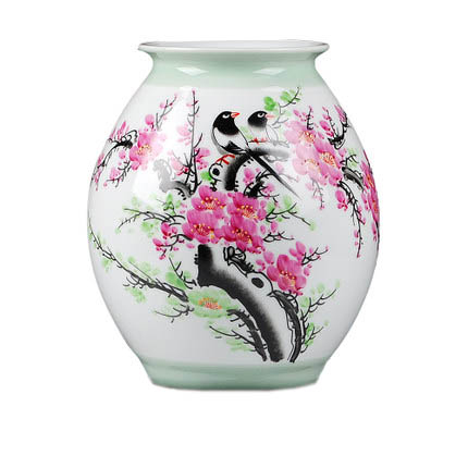 Jahrriesnge porcelain of birds vase cna0838 