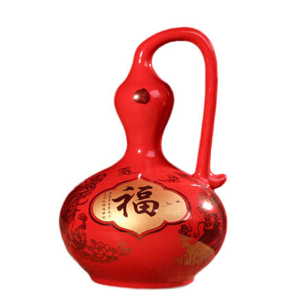 Jahrriesnge porcelain of red gourd vase cna0861 