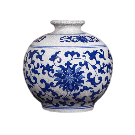 Jahrriesnge porcelain of white and blue vase cna0866 