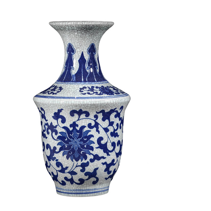 Jahrriesnge porcelain of white and blue vase cna0871 