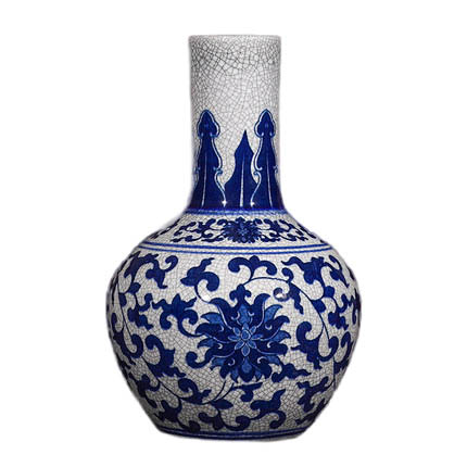 Jahrriesnge porcelain of white and blue vase cna0874 