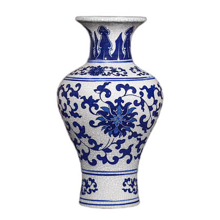 Jahrriesnge porcelain of white and blue vase cna0875 