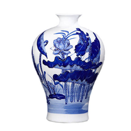 Jahrriesnge porcelain of relief lotus vase cna0903 