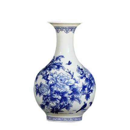 Jahrriesnge porcelain of peony bone china vase cna0936 