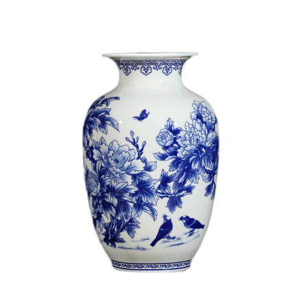 Jahrriesnge porcelain of peony bone china vase cna0937 