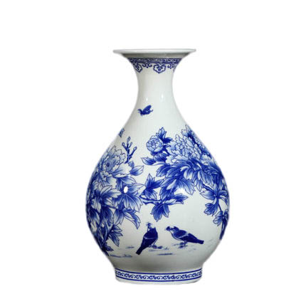 Jahrriesnge porcelain of peony bone china vase cna0940 