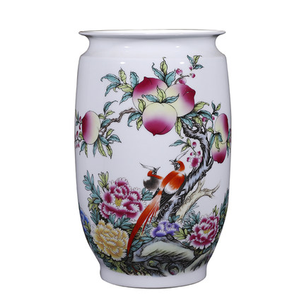 Jahrriesnge porcelain of peach vase cna0987 