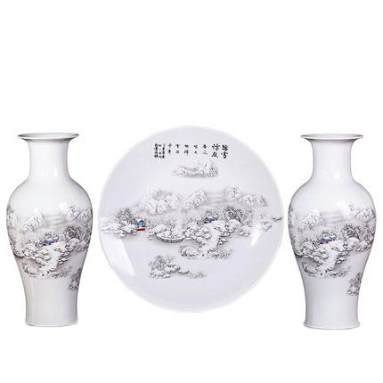 Jahrriesnge porcelain of vase set 3pcs cna1056 