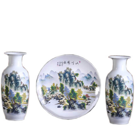 Jahrriesnge porcelain of vase set 3pcs cna1058 