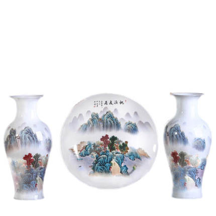 Jahrriesnge porcelain of vase set 3pcs cna1060 