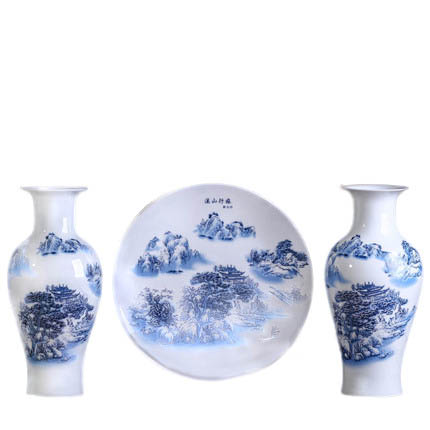 Jahrriesnge porcelain of vase set 3pcs cna1061 