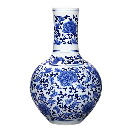 Jahrriesnge porcelain of blue and white vase cna1084 