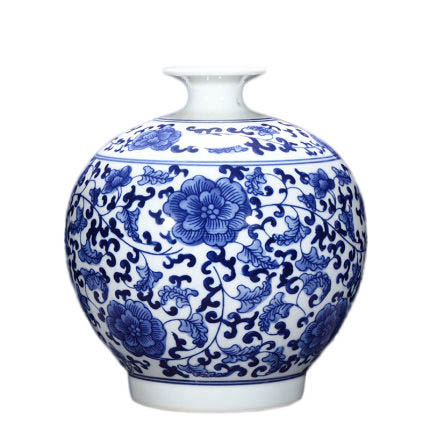 Jahrriesnge porcelain of blue and white vase cna1088 