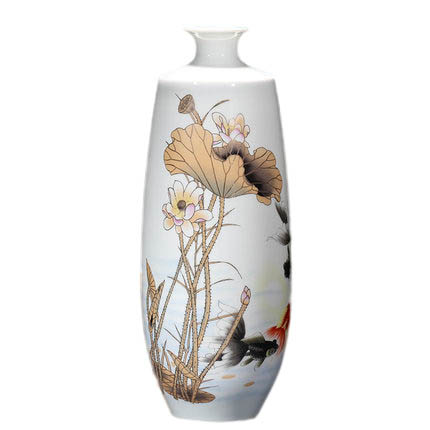 Jahrriesnge porcelain of flowers vase cna1090 