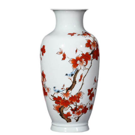 Jahrriesnge porcelain of flowers vase cna1094 