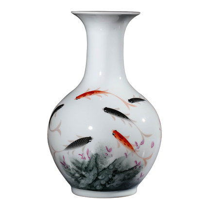 Jahrriesnge porcelain of fish vase cna1121 