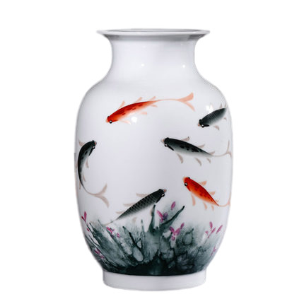 Jahrriesnge porcelain of fish vase cna1122 