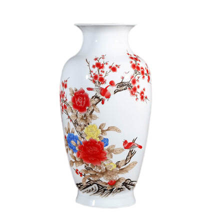 Jahrriesnge porcelain of peony vase cna1136 