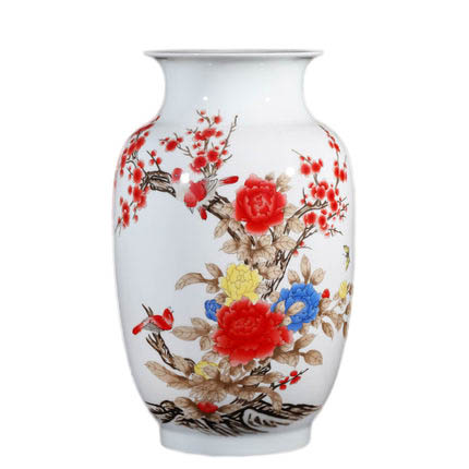 Jahrriesnge porcelain of peony vase cna1137 