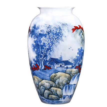 Jahrriesnge porcelain of hand painted big vase cna1139 