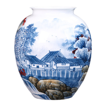 Jahrriesnge porcelain of hand painted big vase cna1141 