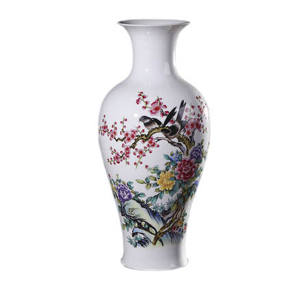 Jahrriesnge porcelain of spring scenery vase cna1163 