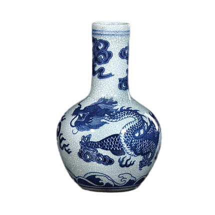 Jahrriesnge porcelain of crack dragon vase cna1178 