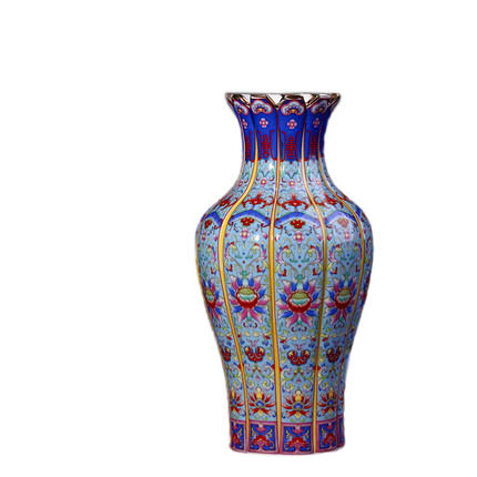 Jahrriesnge porcelain of enamel Multilateral vase cna1203 