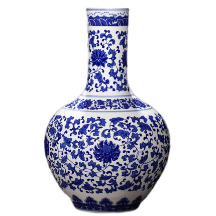 Jahrriesnge porcelain of rooted lotus vase cna1243 