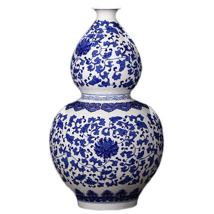 Jahrriesnge porcelain of rooted lotus vase cna1244 