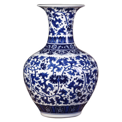 Jahrriesnge porcelain of blue and white vase cna1254 