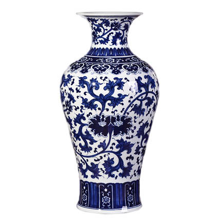 Jahrriesnge porcelain of blue and white vase cna1256 