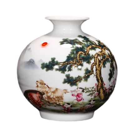 Jahrriesnge porcelain of amimal vase cna1258 