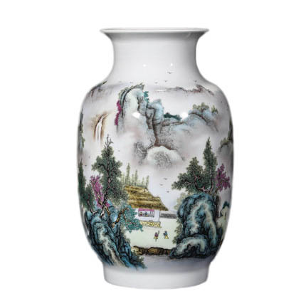 Jahrriesnge porcelain of colorful vase cna1276 