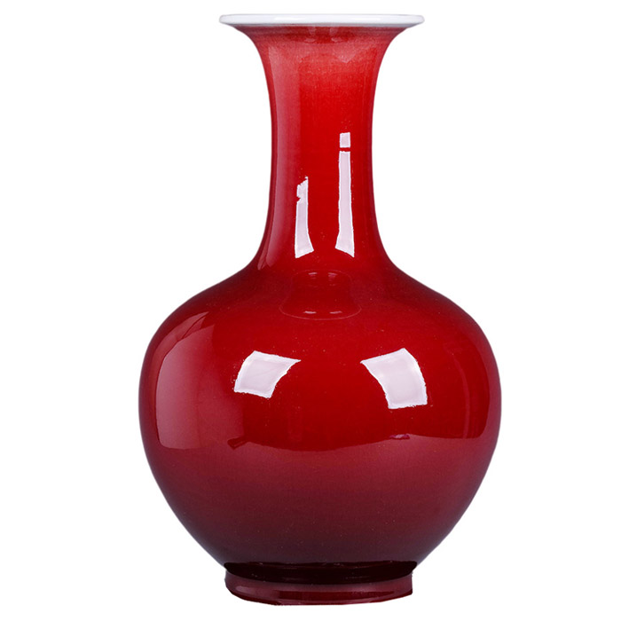 Jahrriesnge porcelain of red vase cna1278 