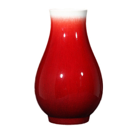 Jahrriesnge porcelain of red vase cna1279 