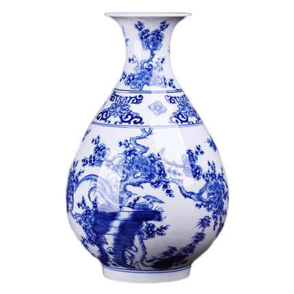 Jahrriesnge porcelain of blue and white vase cna1331 