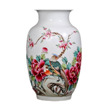 Jahrriesnge porcelain of peony vase cna1343 