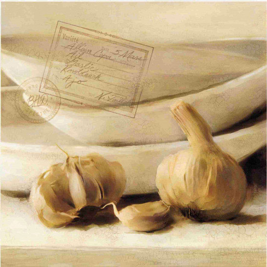 Jahrriesnge Still Life of garlic-lpf00367 