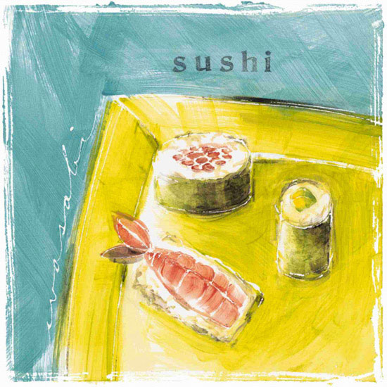 Jahrriesnge Still Life of sushi-lpf00468 