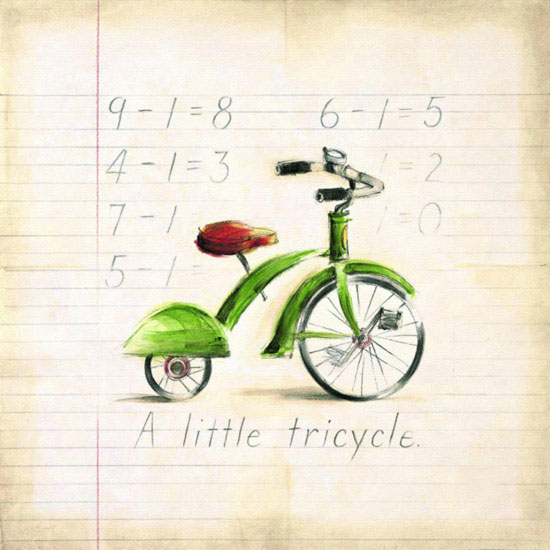 Jahrriesnge Still Life of a-little-tricycle-lpf00526 