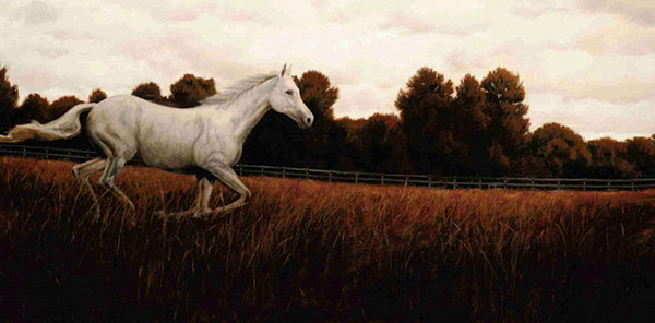 JAHRRIESNGE Landscape of white-horse-lpf00885 