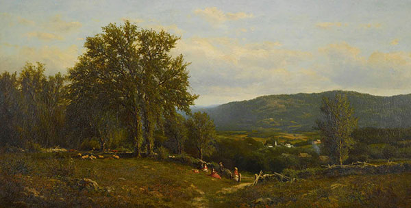 JAHRRIESNGE Landscape of hill-lpf01246 