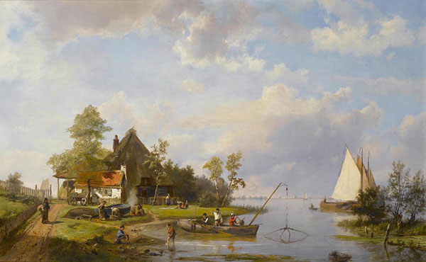 JAHRRIESNGE Landscape of fishing-boat-lpf01309 