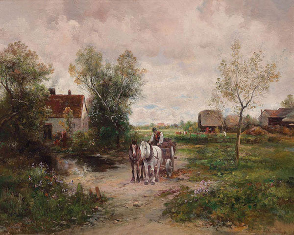 JAHRRIESNGE Landscape of carriage-lpf01605 